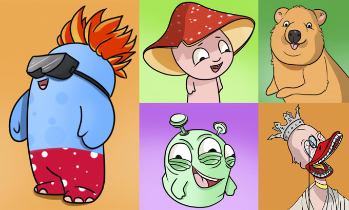 Gig Preview - Do vector characters, animals, avatars, mascots