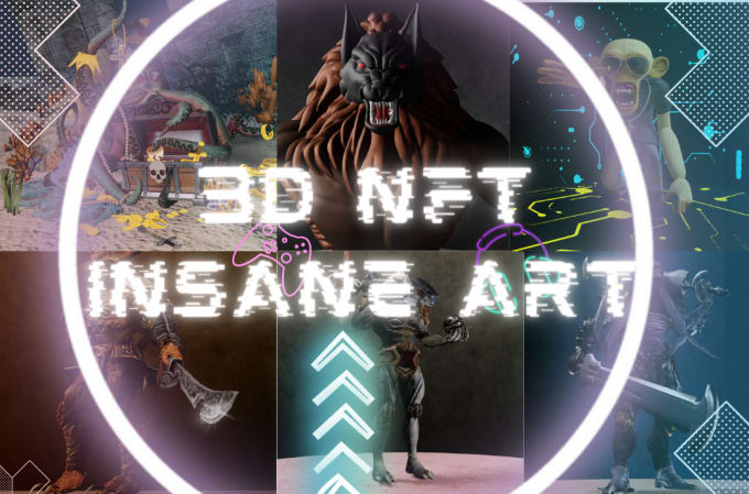 Bestseller - professionally create insane 3d nft collection