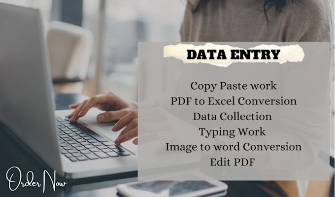 Bestseller - do data entry, conversion and copy paste work