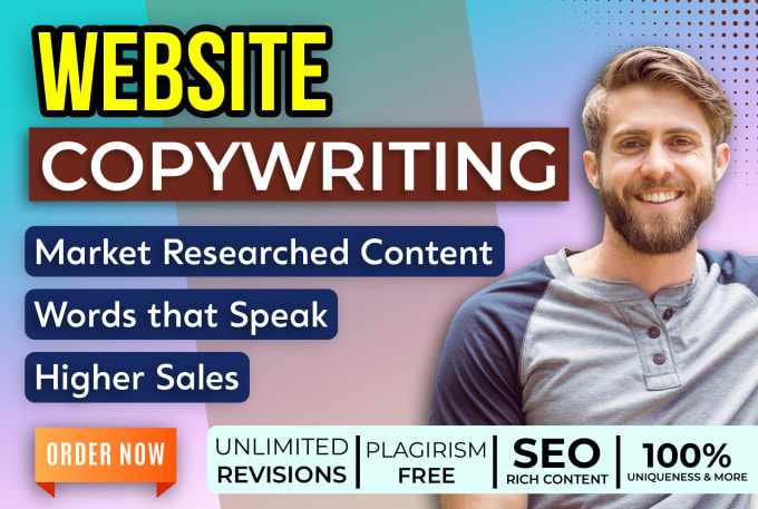 Gig Preview - Be your website content writer for SEO copywriting