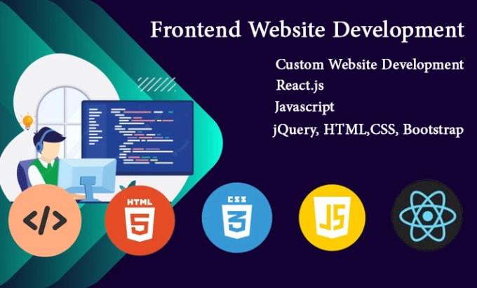 Gig Preview - Create frontend website development