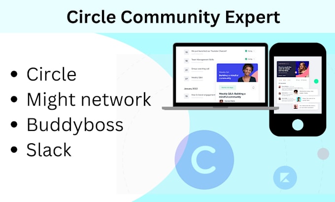 Gig Preview - Setup mighty networks, circle so, slack, buddyboss kajabi, circle community