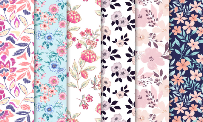 Gig Preview - Create seamless floral patterns for textile and fashion