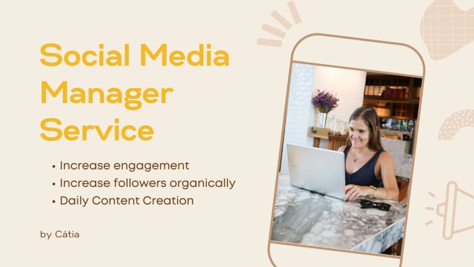 Gig Preview - Be your social media manager