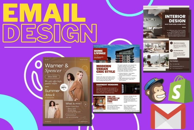 Gig Preview - Build responsive mailchimp email template design