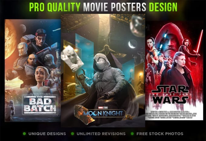 Gig Preview - Transform your movie poster into a masterpiece