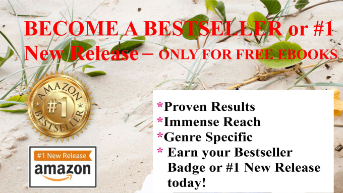 Gig Preview - Promote your free KDP ebook to create top 100 bestselling status on amazon