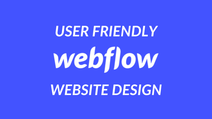 Gig Preview - Design user friendly webflow website full responsive