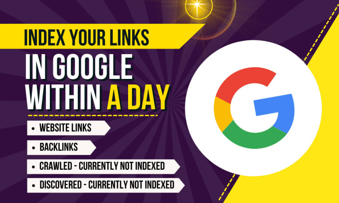 Gig Preview - Index your website and backlinks in google within a day