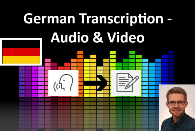 Gig Preview - Transcribe german audio and video material