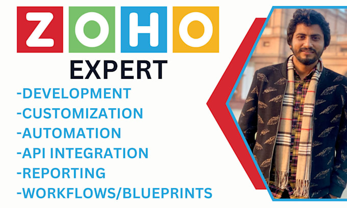 Gig Preview - Be your zoho expert, zoho developer and zoho trainer