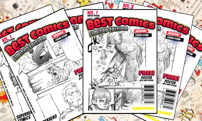 Gig Preview - Convert your story into manga page