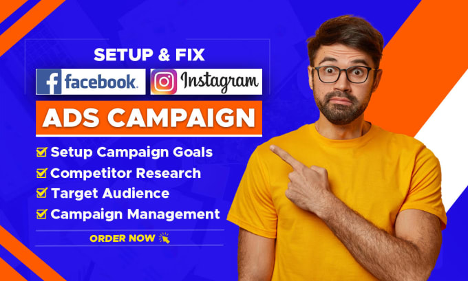 Bestseller - setup or fix facebook advertising, fb ads campaign manager, instagram marketing