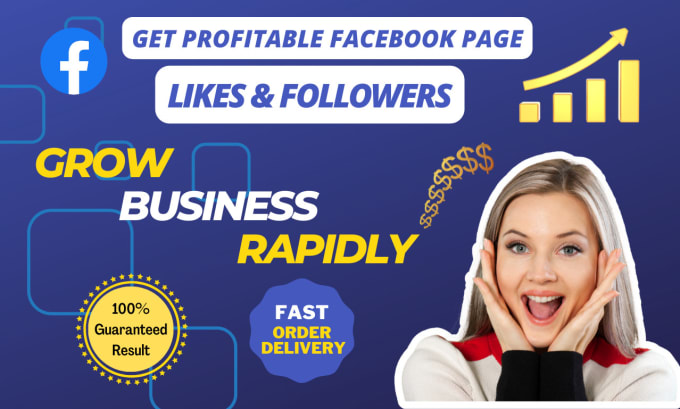 Gig Preview - Create facebook page promotion ad to grow page followers and likes