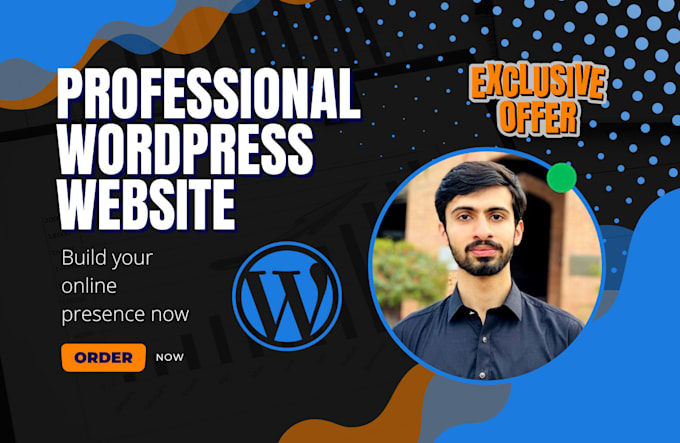 Gig Preview - Build professional wordpress website design for small businesses