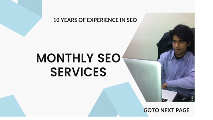 Gig Preview - Provide monthly SEO services to boost your websites ranking