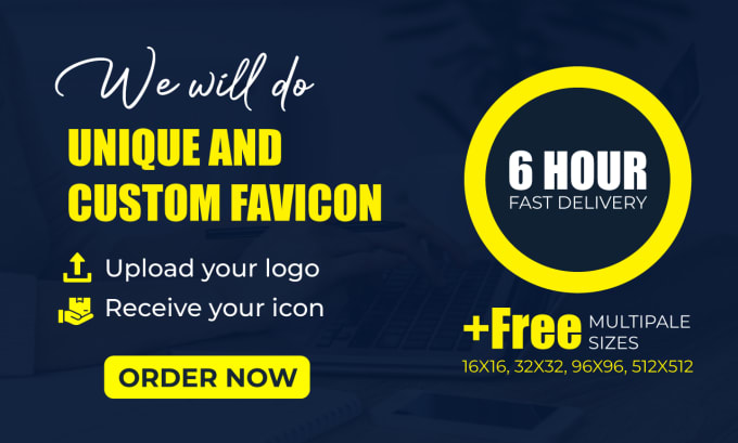 Gig Preview - Design a modern favicon for you in 12h