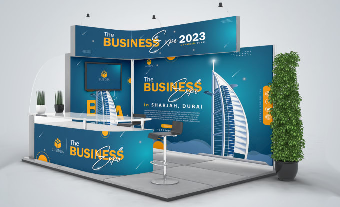 Gig Preview - Design trade show banner, booth, step and repeat banner