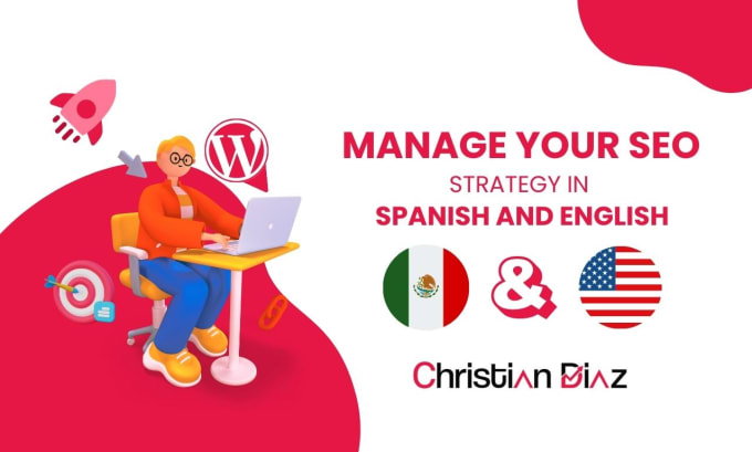 Gig Preview - Manage your SEO strategy in spanish and english