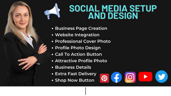 Gig Preview - Create all social media business pages, accounts setup optimize