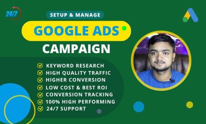 Gig Preview - Setup and optimize profitable google ads adwords campaign