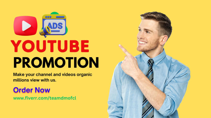 Gig Preview - Do organic youtube channel video promote by google ads