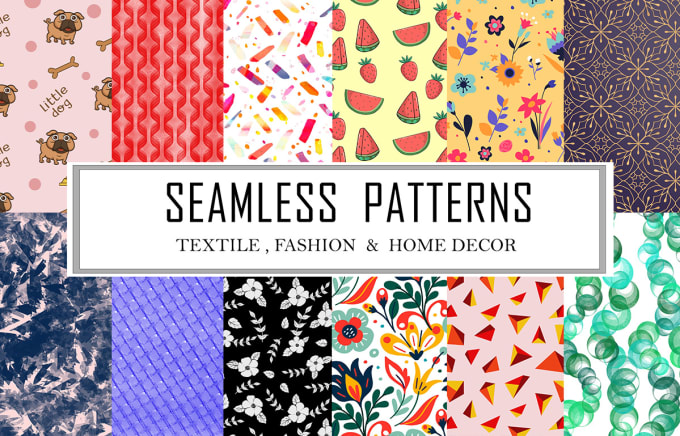 Gig Preview - Design repeat seamless pattern and textile pattern