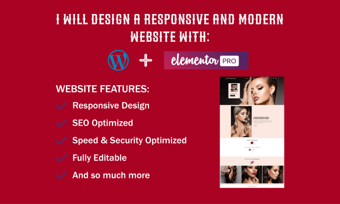 Gig Preview - Create a modern and responsive wordpress website or blog