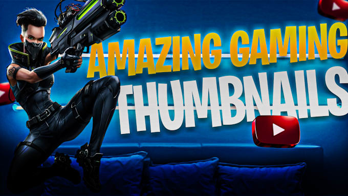 Gig Preview - Make attractive gaming thumbnail that will boost your views