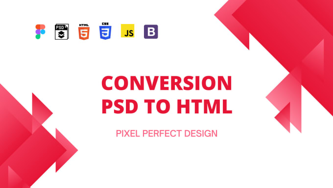 Gig Preview - Convert PSD, xd, and figma to responsive website