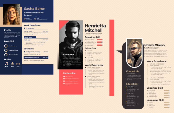 Gig Preview - Design professional resume cv and cover letter templates