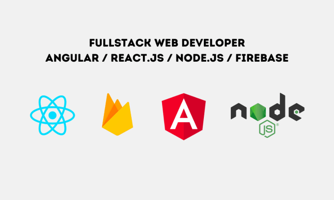 Bestseller - be your full stack web developer in angular, react, vuejs, nodejs, firebase