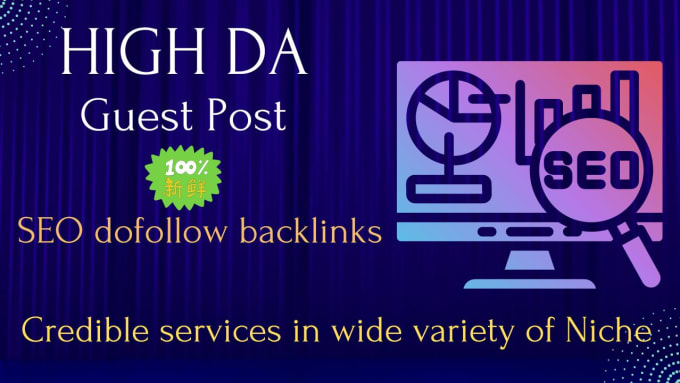 Gig Preview - Do high da guest post with SEO dofollow backlinks