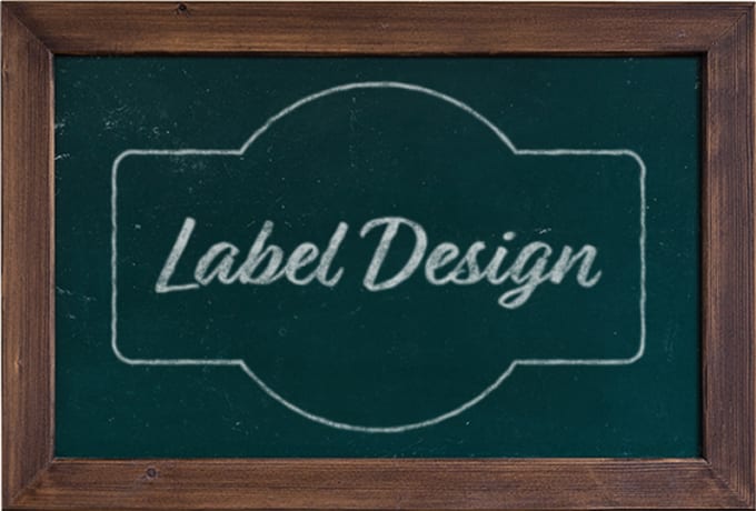 Gig Preview - Design product label for retail