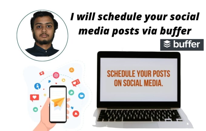 Gig Preview - Schedule your social media posts via buffer