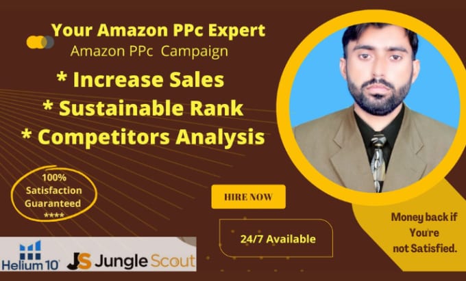 Gig Preview - Manage, scale and optimize your amazon fba PPC campaigns