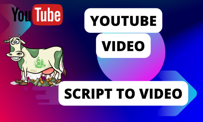 Gig Preview - Create text to video and youtube cash cow videos