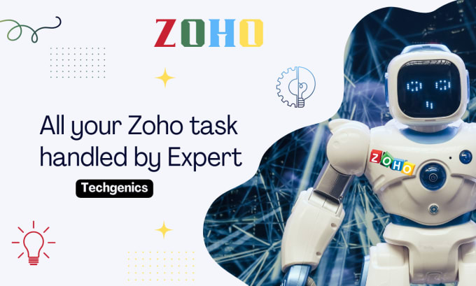 Gig Preview - Create zoho site website, do zoho CRM marketing and run zoho one