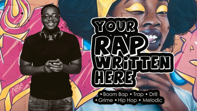 Gig Preview - Ghostwrite your hip hop, drill, trap or melodic rap song