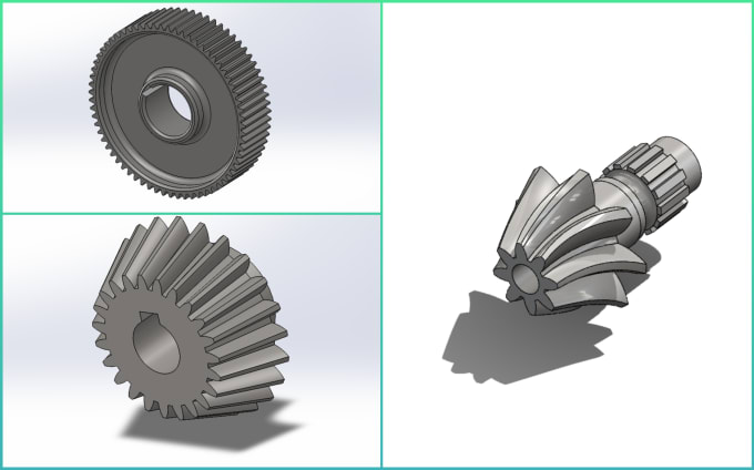 Gig Preview - Do all types of gear design models with functionality