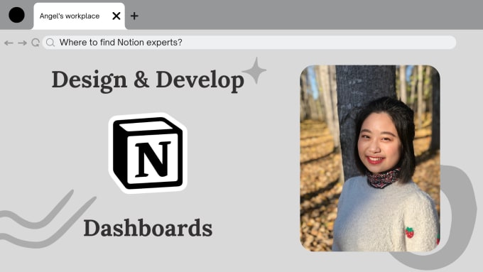 Gig Preview - Improve your productivity with a customized notion dashboard