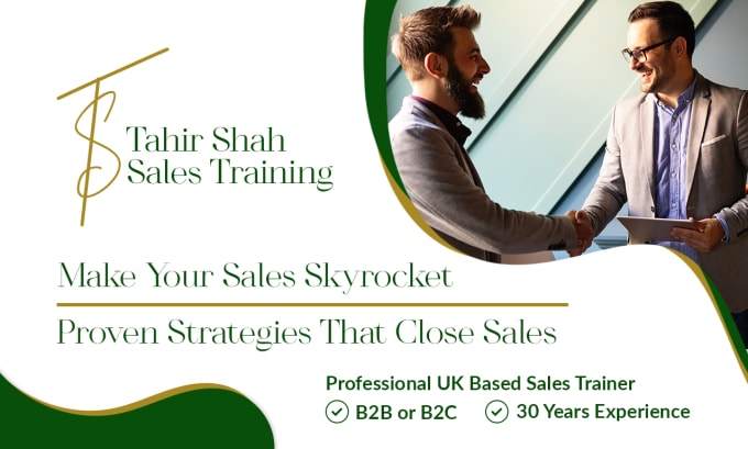 Gig Preview - Train your sales team to close more deals