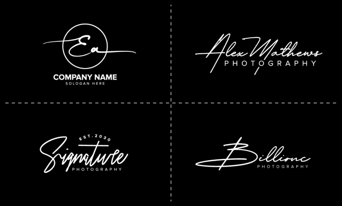 Gig Preview - Do make signature logo design in 8 hours