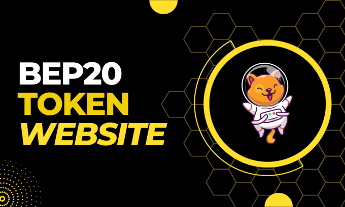 Gig Preview - Design a bep20 crypto token or coin website, meme website