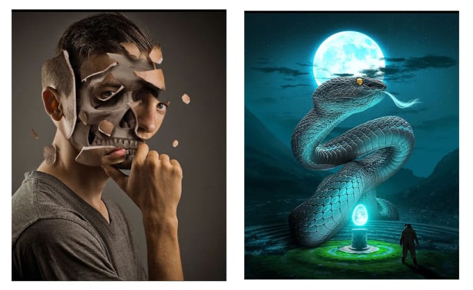 Gig Preview - Illustrations and 2d and 3d  photo manipulation