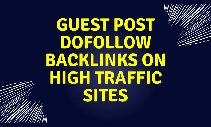 Gig Preview - Do SEO guest post dofollow backlinks on high traffic sites