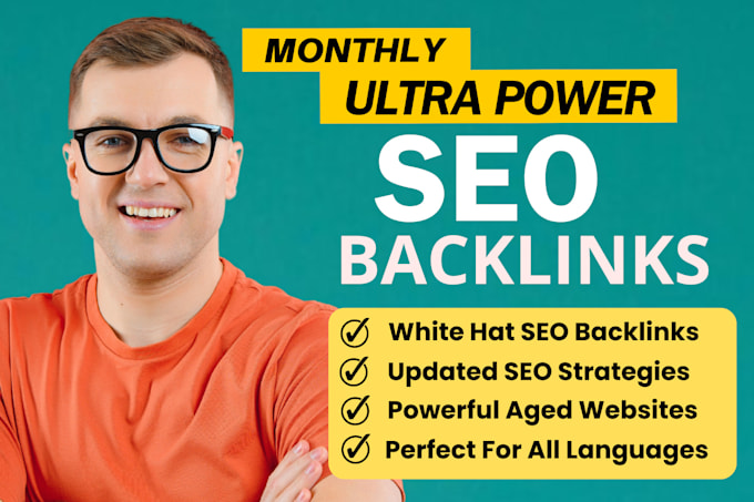 Gig Preview - Our agency will do monthly off page SEO service for your website