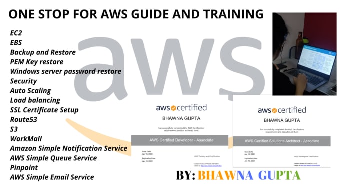 Gig Preview - Provide customized AWS training to achieve certifications