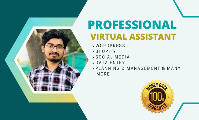 Gig Preview - Be your professional virtual assistant or wordpress VA