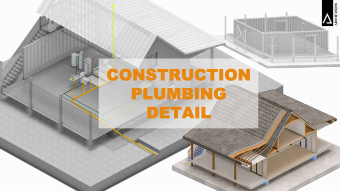 Gig Preview - Create architectural construction plumbing detail animation